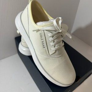 Cole Haan Men's Grd Sprt Journeysnkr Blanc De Blanc-Gla  White Size 9 NWB